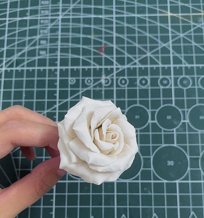 粘土玫瑰花花瓣渐变教程