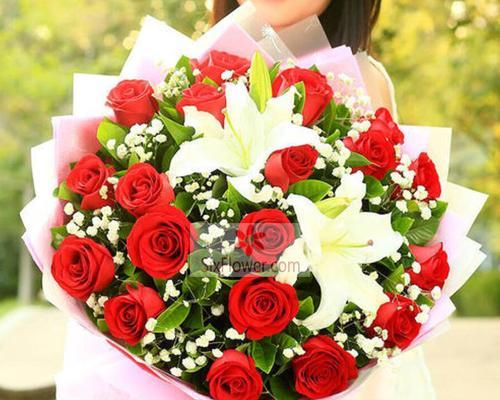 21朵玫瑰加3朵百合的花语是什么？