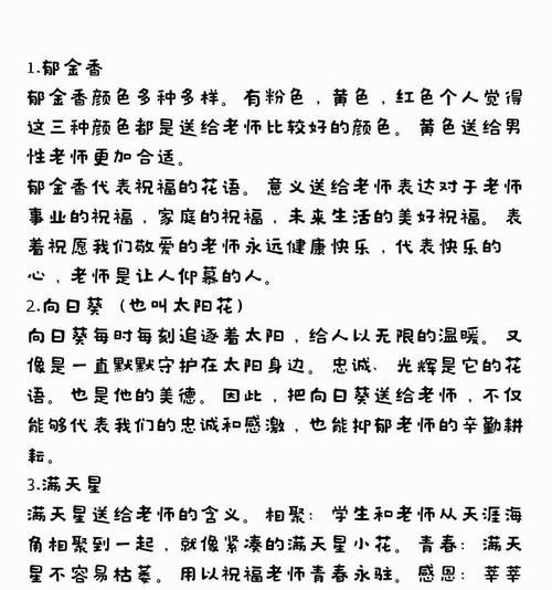 送给祝福对象的花语有何特别含义？