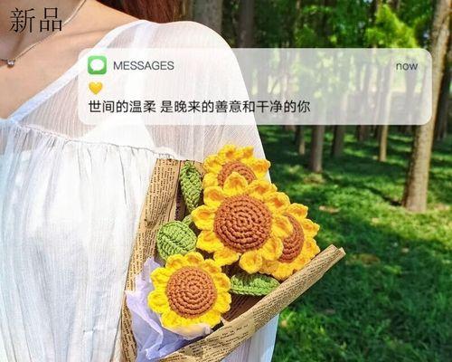 六朵向日葵花束传达了什么信息？