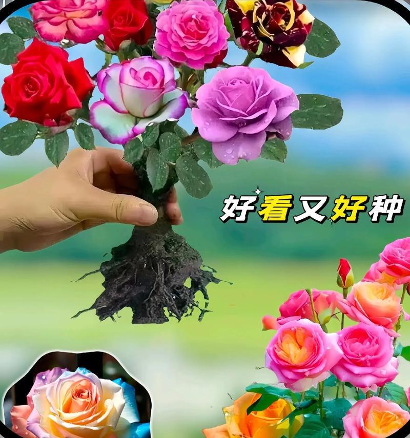 七彩玫瑰花语是什么意思？李子七彩玫瑰有何特别含义？