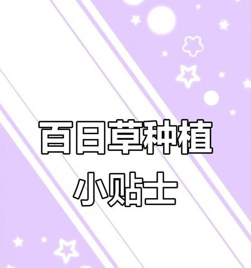 百日草有哪些特点和种植方法？